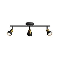 Philips - Spot svetiljka CONDUIT 3xGU10/5W/230V crna/mesing