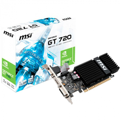 MSI grafična kartica GT 720 1GB GDDR5, 1250MHz, 64bit, 80 (N720-1GD5HLP)