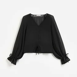 Reserved - Bluza s dekorativnom vezicom