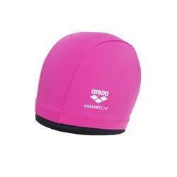 ARENA Kopalna kapa Smartcap fuksija/črna/bela