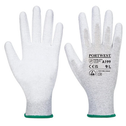 Portwest Rukavice a199 - antistatik sa pu dlanom, sive, vel.s ( 67128 )