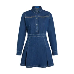 KARL LAGERFELD JEANS Obleka temno modra