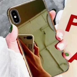 Sjajna ogledalska futrola za Huawei P Smart - Zlatna KP19672
