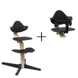 STOKKE Nomi Stolica Black + GRATIS Baby Set Black