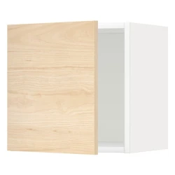 METOD Zidni element, bela/Askersund im. svetlog jasena, 40x40 cm