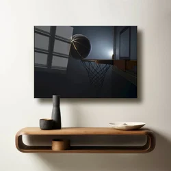 Wallxpert Dekorativna slika na kaljenom staklu Camtbl-022, 50 x 70 cm, Šarena