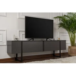 Nordure TV komoda, 180x50x30cm, Antracit
