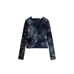 Desigual Majica modra/črna
