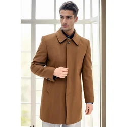 PLT9365 DEWBERRY MENS COAT-CAMEL