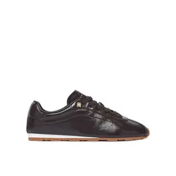Superge Tommy Hilfiger Bella Sneaker Leather FW0FW09495 Rjava