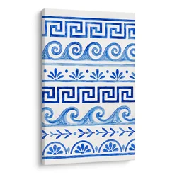 Slika sredozemski modri vzorci - 20x30