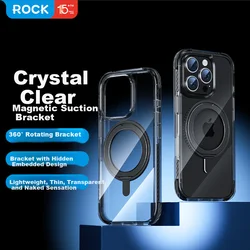 Rock Maska za mobilni telefon iPhone 16 Pro Max, Providno-crna