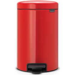 Brabantia Kanta za smeće s pedalom Newicon 12 L s plastičnim unutarnjim dijelom - Passion Red