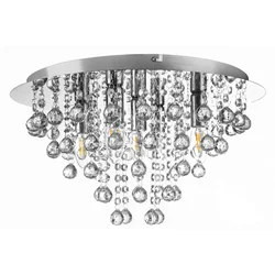 Globo 63040506 - Plafonsko svetlo LONDON 5xE14/40W/230V prečnik 46 cm, sjajni hrom