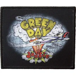 Green Day Dookie Iron-On Patch Black
