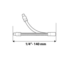 shumee Fleksibilen podaljšek 1/2, 190 mm