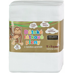 T-tomi tetra plenice EXCLUSIVE COLLECTION, bele, 70x70, 10k