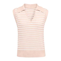 Imily Bela Pulover pastelno roza/bela