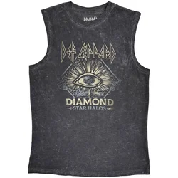 Def Leppard Diamond Star Halos Charcoal Grey XL Majica