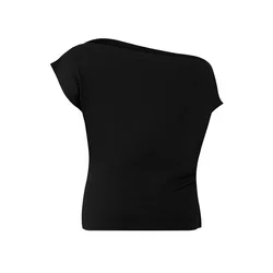 Trendyol Curve Ženska bluza Tbbss25Af00119, Crna
