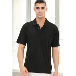 T0091 DEWBERRY MENS T-SHIRT-BLACK