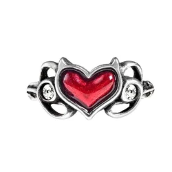 Prstan ALCHEMY GOTHIC - Little Devil Heart - R238