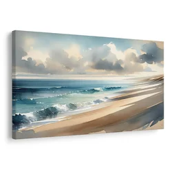Slika poteze morja na platnu - 120x80