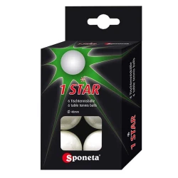 Sponeta Žogice za namizni tenis SPONETA * 6 kosov