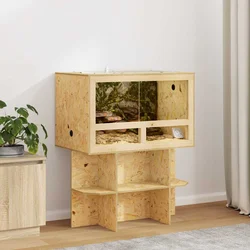 Terarij Smeđa 80 x 50 x 50 cm OSB