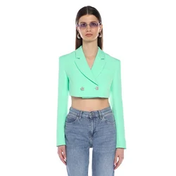 Chiara Ferragni Ženski sako 73CBQ701N0103-104, Zeleni