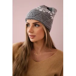 Kesi Womens cap Kira K374 light gray