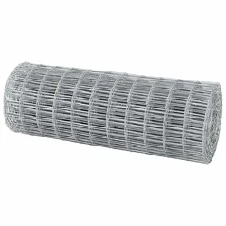 Vidaxl Evropska ograja 0,4 x 25 m PVC prevlečen železo