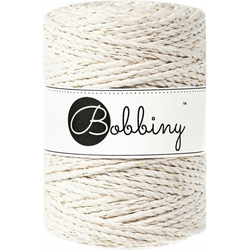 Bobbiny 3PLY Macrame Rope 5 mm Golden Natural Vrvica