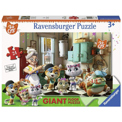 Ravensburger puzzle (slagalice) - 24pcs 44 Cats velika podna puzla RA03004