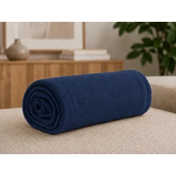 Flisasta odeja FLEORA, temno modra Dimenzije: 200 x 220 cm