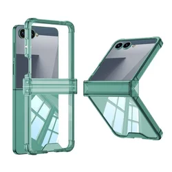 Futrola transparent color line za samsung f751b galaxy z flip 7 5g zelena (gkk case) ( F121526 )