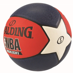 Spalding Nba Highlite, košarkarska žoga, rdeča