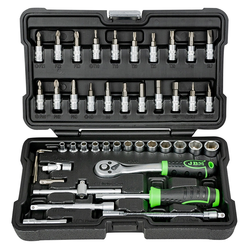 Set nasadnih ključev 1/4 46kos