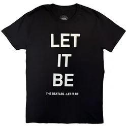 The Beatles Let It Be (Back Print) Black M Majica