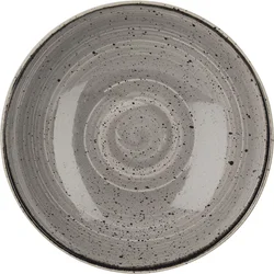 Churchill Globok krožnik Stonecast Peppercorn Grey 18,2 cm (12 kos)