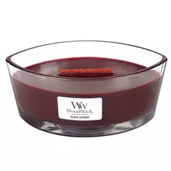 Woodwick Black Cherry dišeča svečka unisex