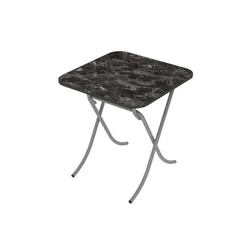 Alesta AL10033CM Sto Višenamenski Sklopivi Tekstura Crni Mermer 70x70cm