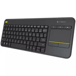 Logitech K400 Plus Touch Bežična tastatura, YU, AA, Crna