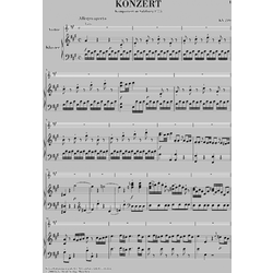 MOZART:KONZERT A-DUR KV 219 NOTE ZA GODALA