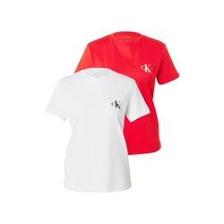 Calvin Klein Jeans Majica rdeča/črna/bela