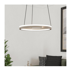 Eglo 901824 - LED prigušiva luster na sajli MEZZOMONTE 2xLED/20W/230V bež + daljinski upravljač