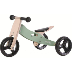 Free2Move® drveni tricikl i guralica 2u1, Rider Zeleni