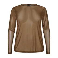 Zizzi Bluza EBRIT rjava