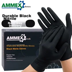 Ammex Jednokratne rukavice, 100 komada, Crne