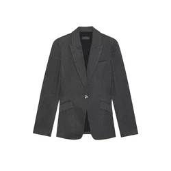 Anna Field Blazer temno siva